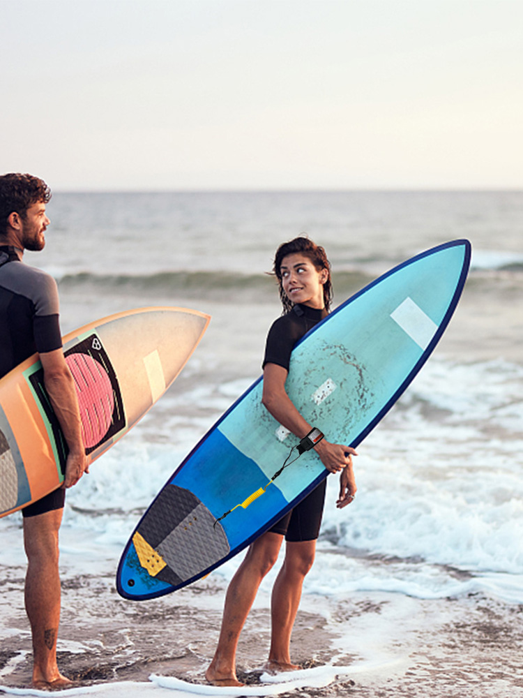 Surfboard Leash Ankle - Premium Coiled Surfboard Leash TPU Stay