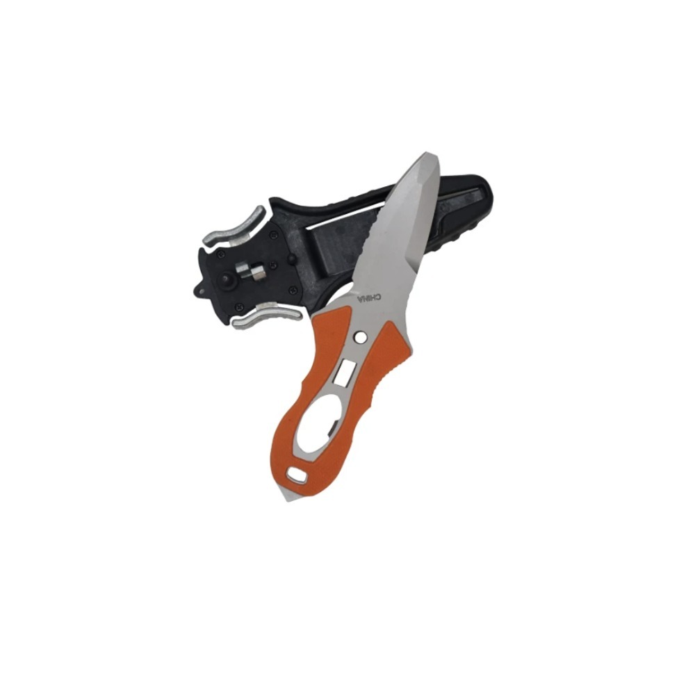 Dive Knife Titanium - Water Rescue Knife Outdoor Rope Cutter