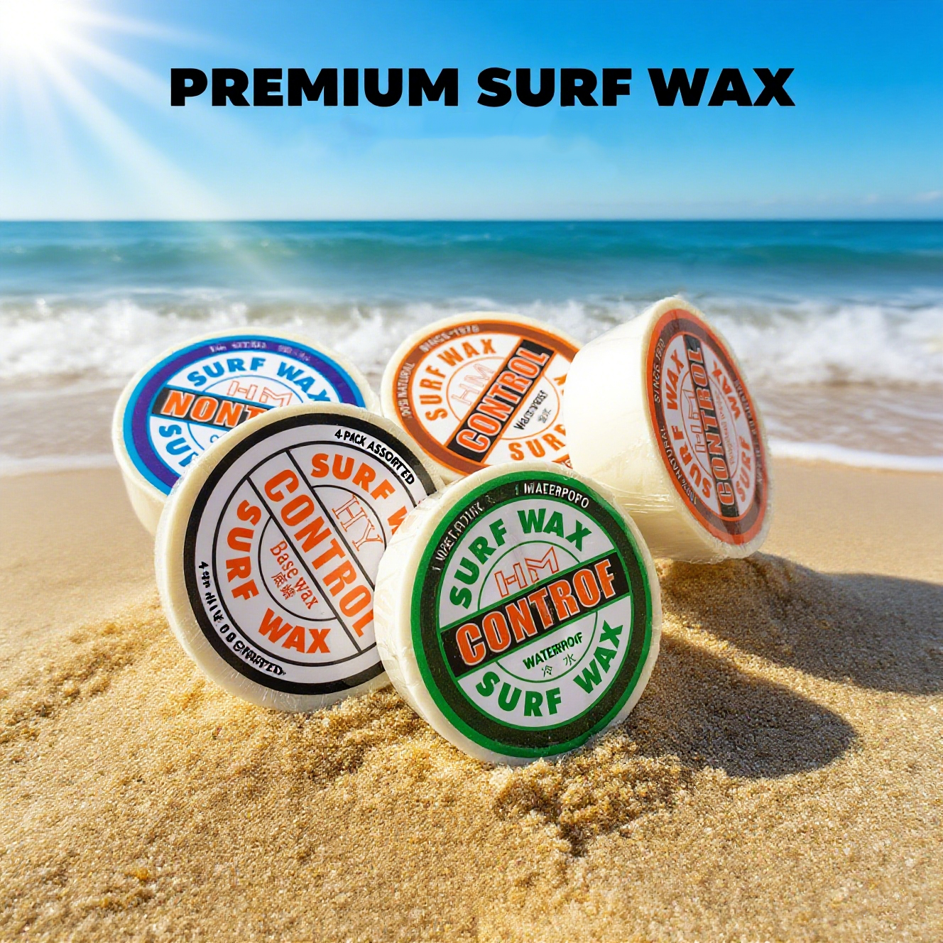 Surfboard Wax Tropical - High Quality Anti-Slip Surfboard Wax Warm/Tropical