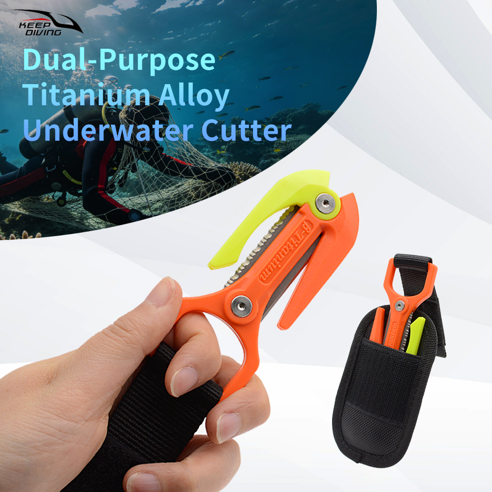 Dive Knife Titanium - 1PCS Scuba Diving Titanium Alloy Underwater