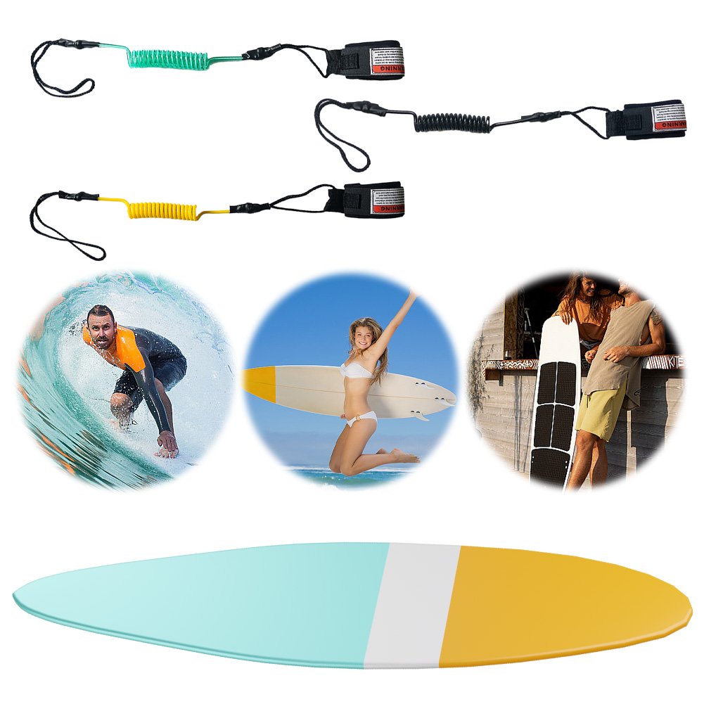 Premium Coiled Surfboard Leash - Surfboard Leash Ankle 리뷰 및 가격