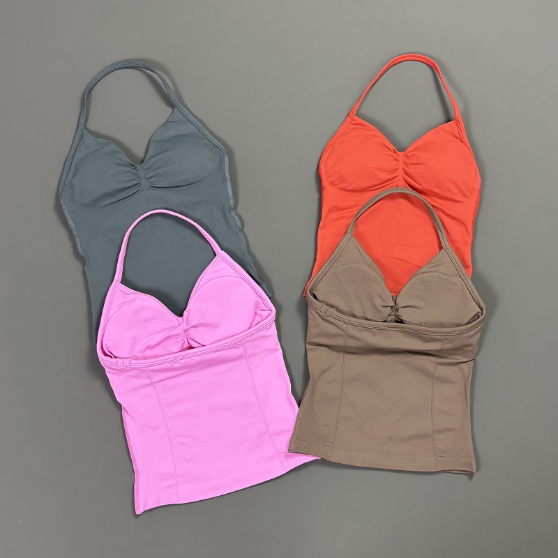 Sports Tank Top Women Halter V - Aquatic Gym 리뷰 및 가격