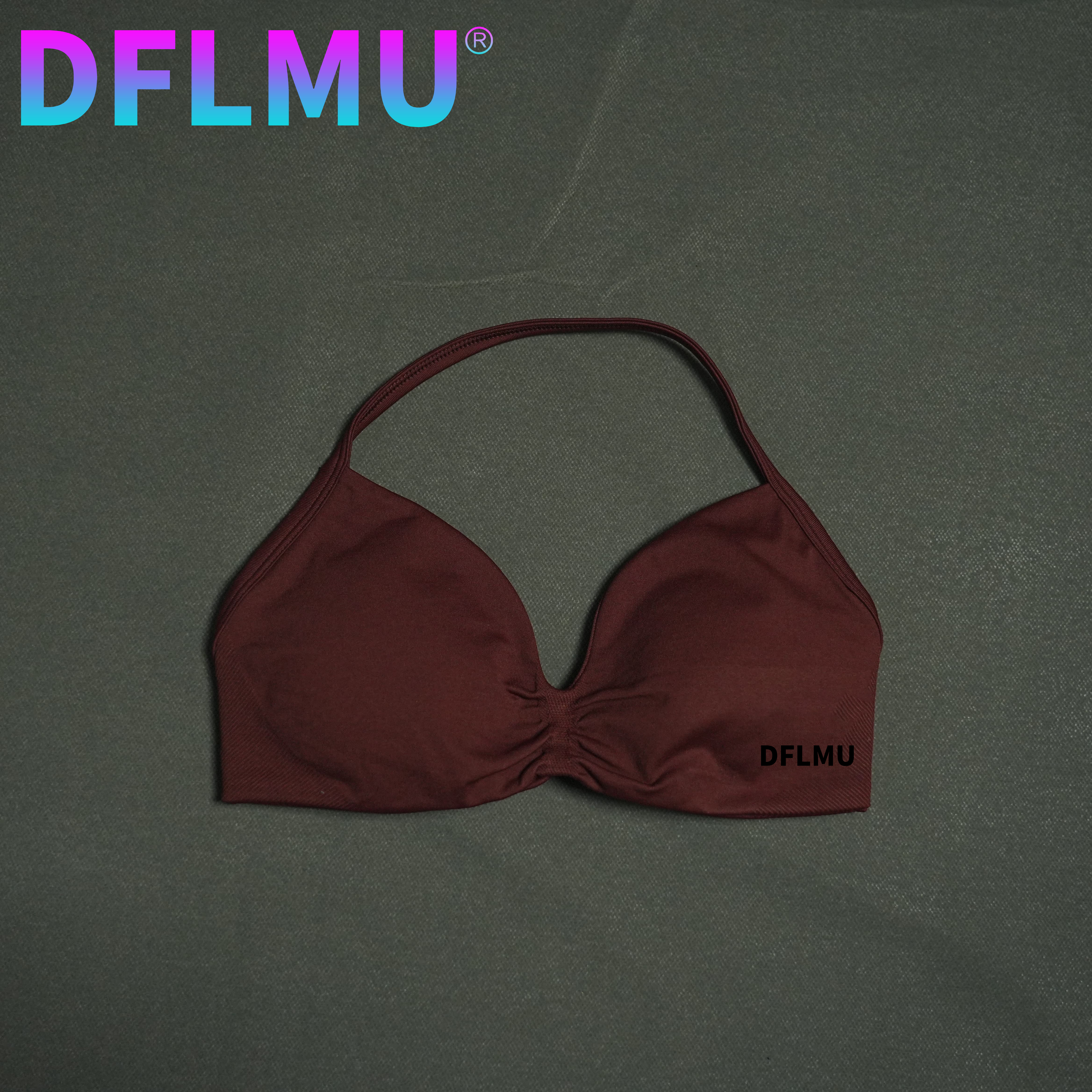 DFLMU Women Halter Sports Bra  - Aquatic Gym 리뷰 및 가격