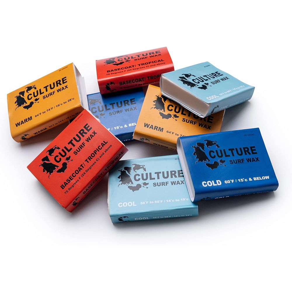 80g Surfboard Wax Bars - 6-Pac - Surfboard Wax Tropical 리뷰 및 가격
