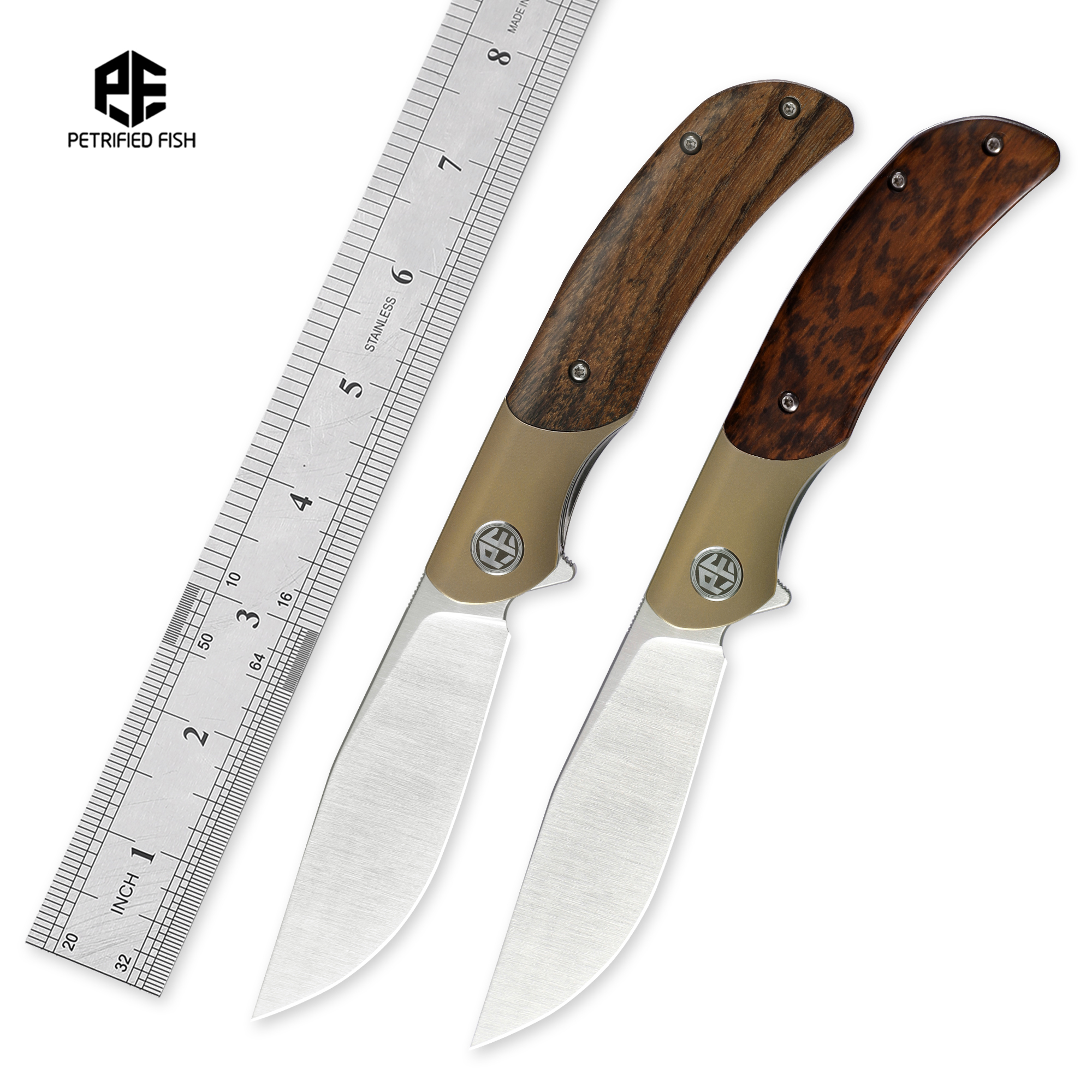 Petrified Fish PFP09 Folding K - Dive Knife Titanium 리뷰 및 가격