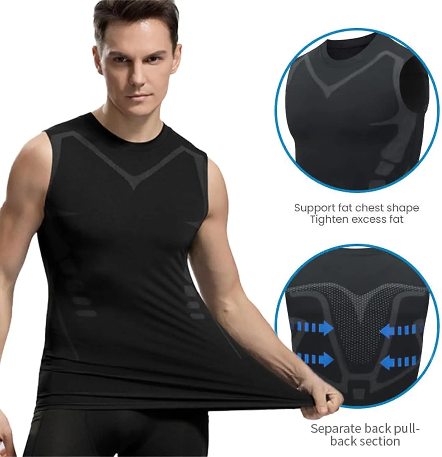 Compression Tank Top Men Gym S - Aquatic Gym 리뷰 및 가격